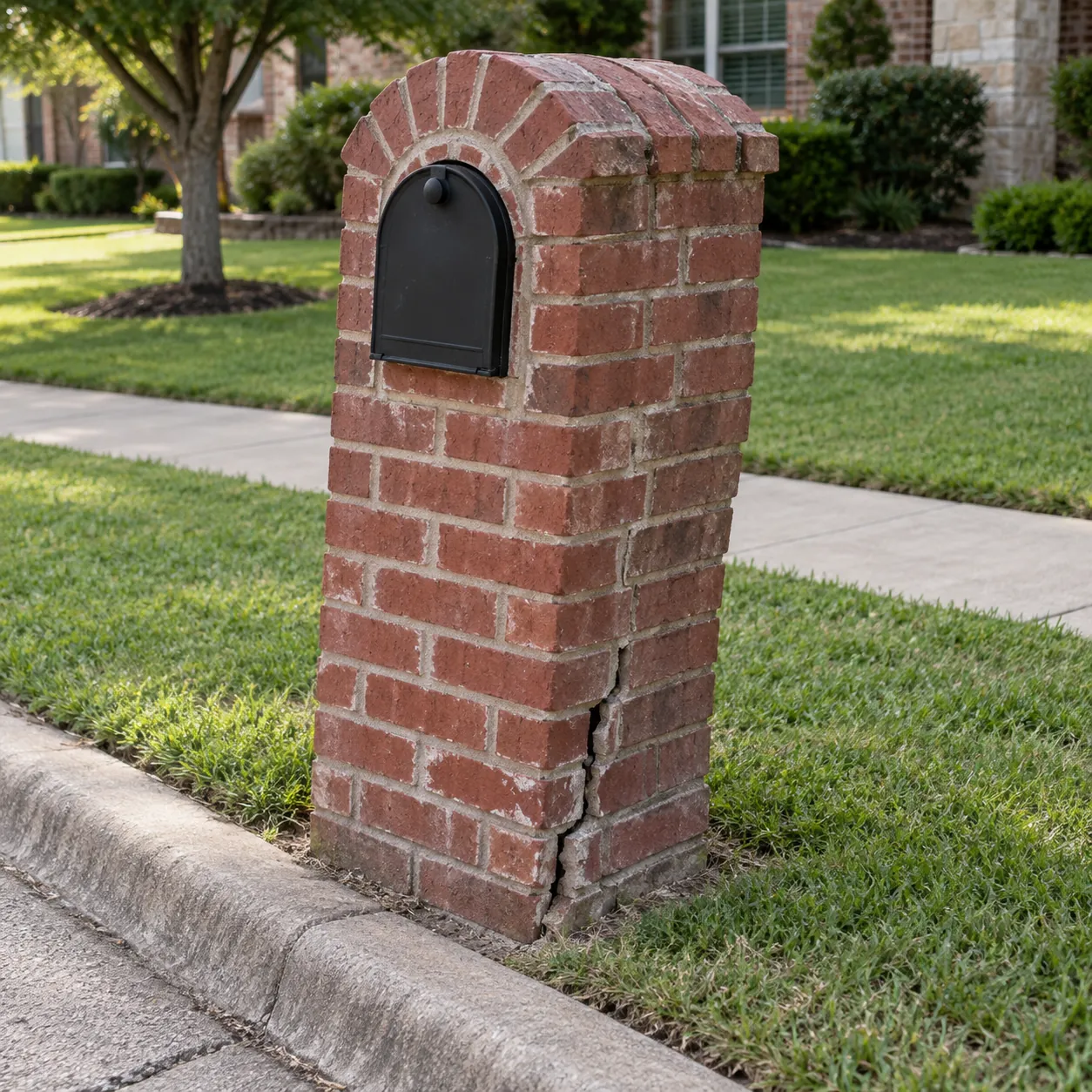 Leaning or Damaged Brick Mailboxes & Walls page preview